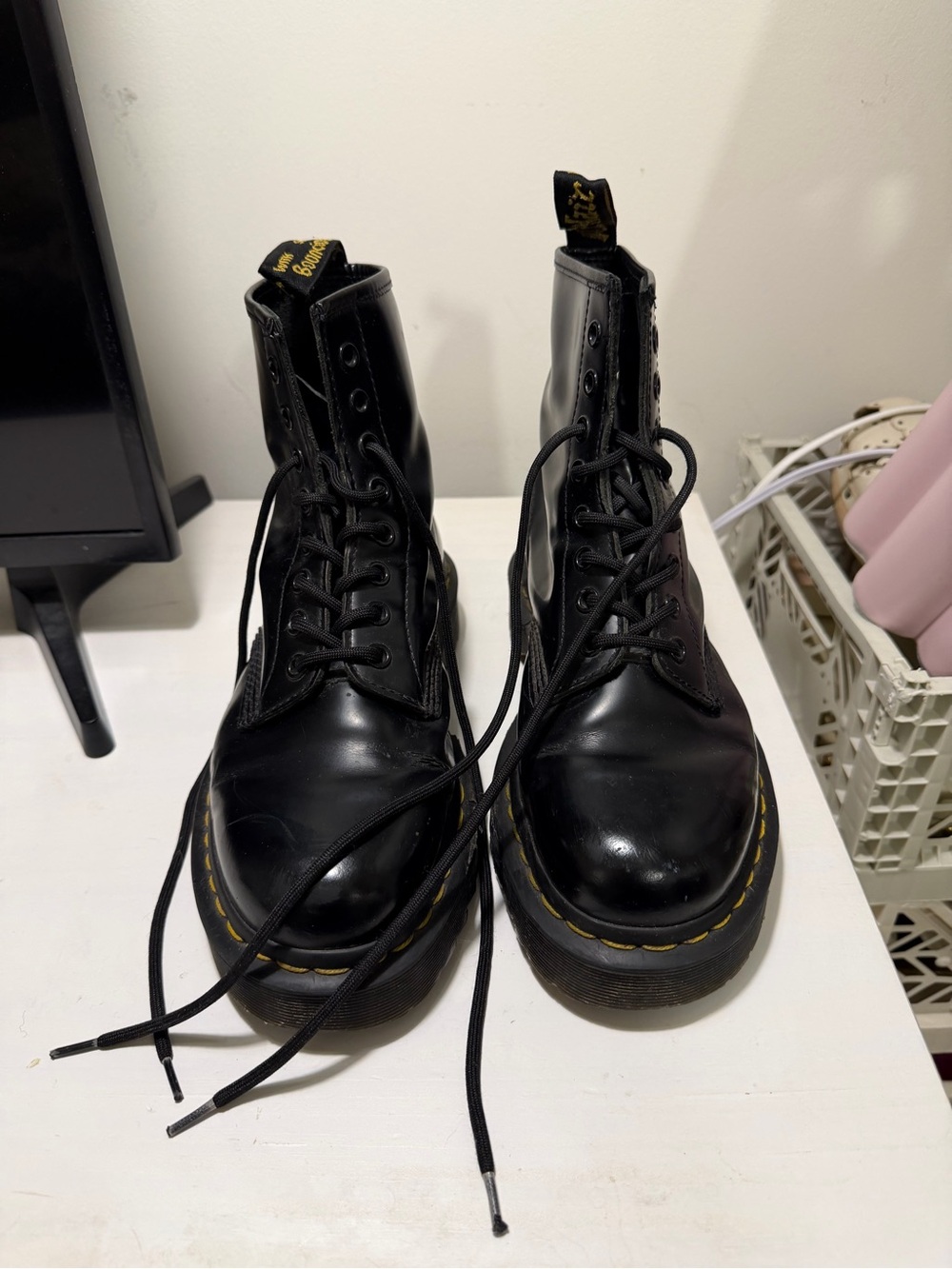 Dr. Martens 1460 Bex Smooth Leather Lace-Up Boots UK 6